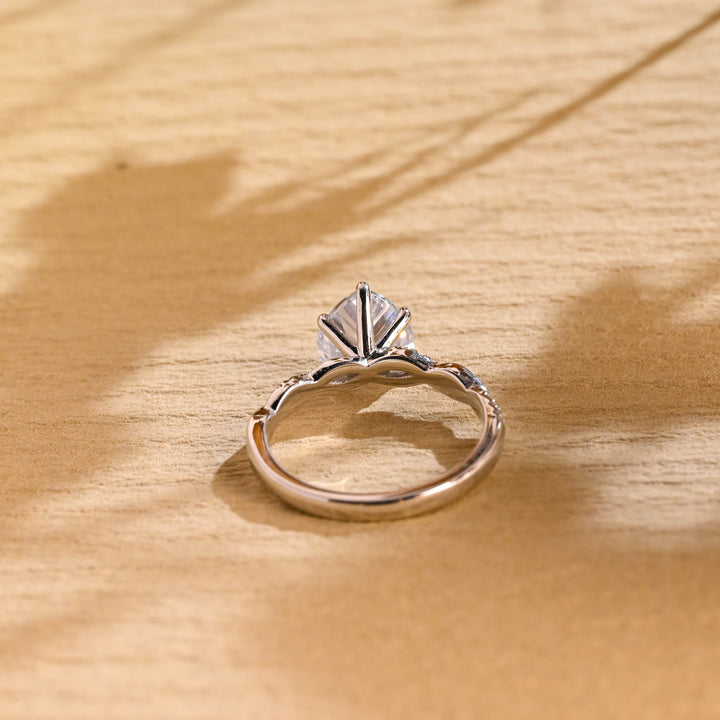 1.50ct-2.50ct Heart Cut Lab Grown Diamond Infinity Engagement Ring
