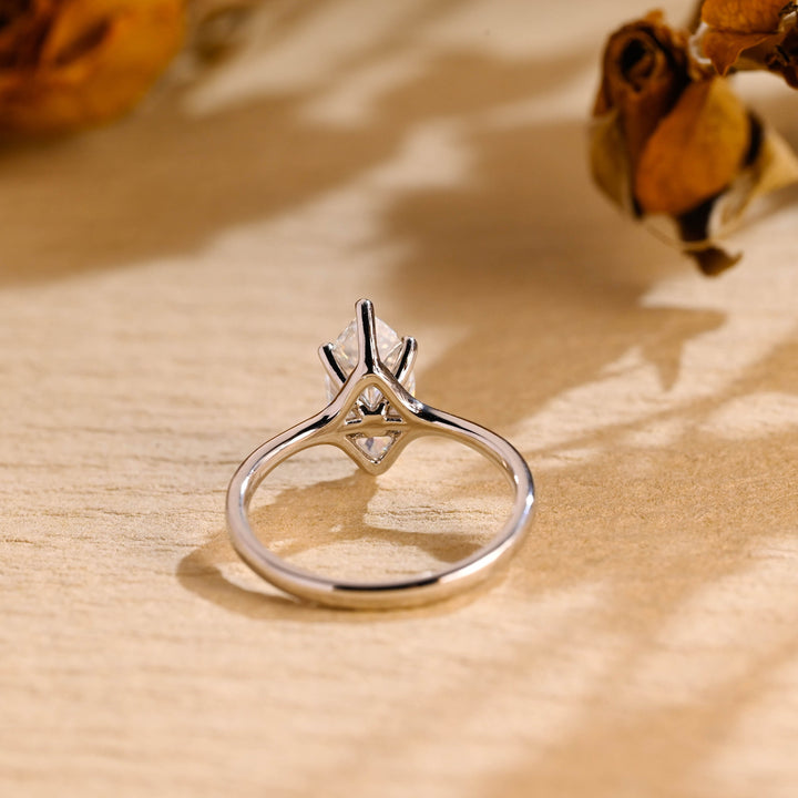 1.50ct-2.50ct Marquise Cut Lab Grown Diamond Solitaire Engagement Ring
