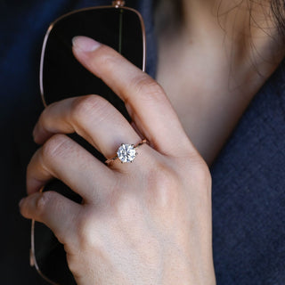 2.0ct-3.0ct Round Cut Lab Grown Diamond Braided Engagement Ring