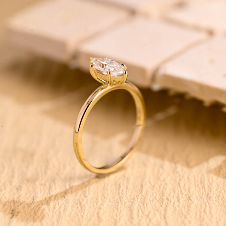 1.50ct-2.50ct Marquise Cut Lab Grown Diamond Solitaire Engagement Ring