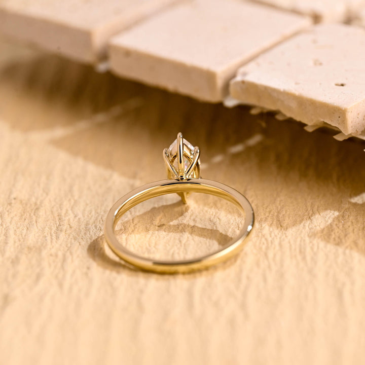1.50ct-2.50ct Marquise Cut Lab Grown Diamond Solitaire Engagement Ring