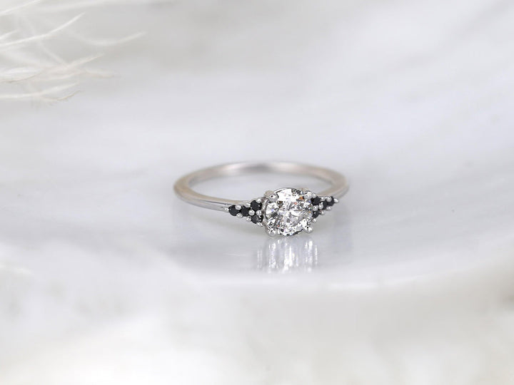 1.0CT Round Cut Lab Grown E/VS1 Diamond Cluster Engagement Ring
