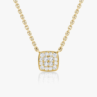 0.10TCW Round F-VS Lab Grown Diamond Necklace