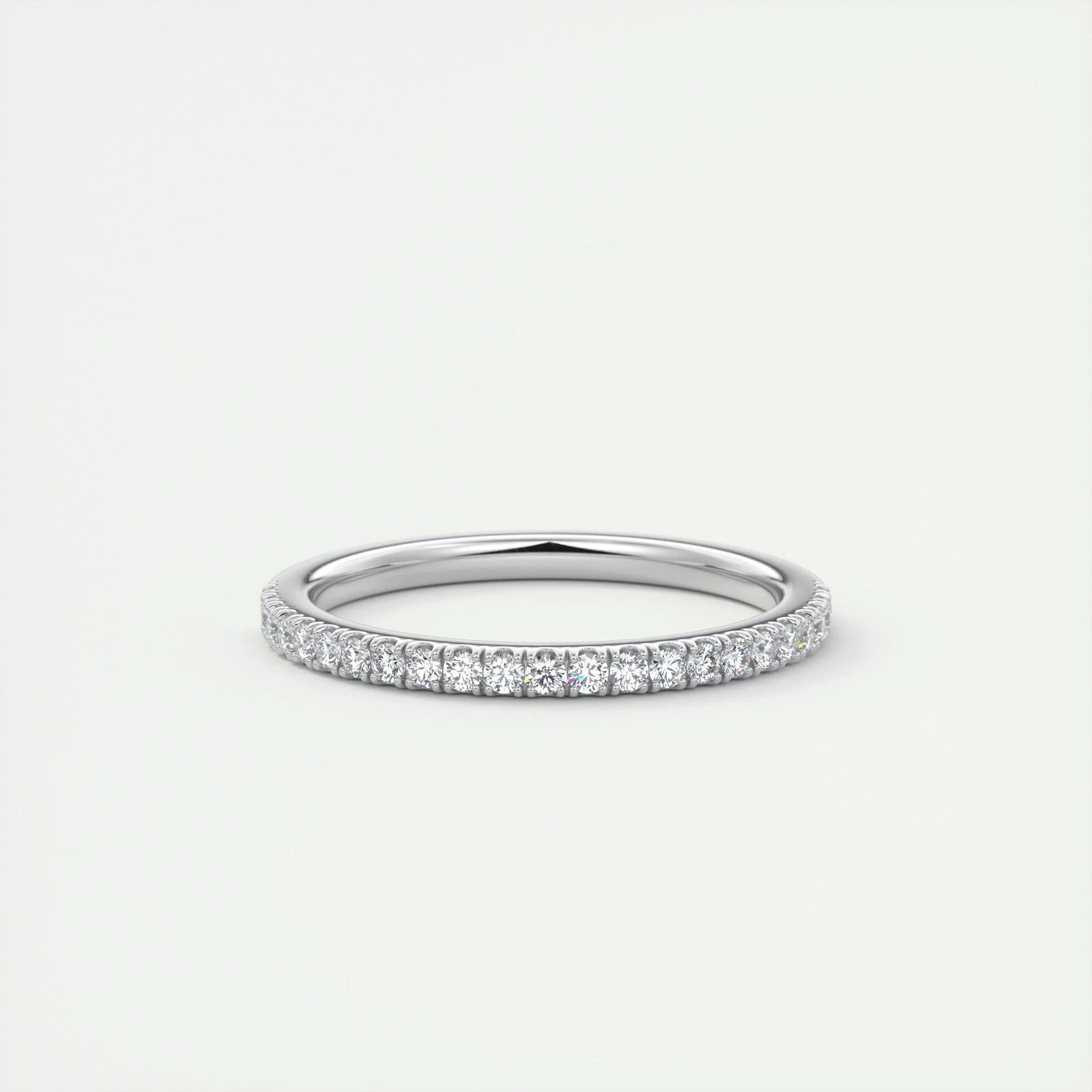 0.18ct Round EF- VVS Lab Grown Diamond Half Eternity Wedding Band