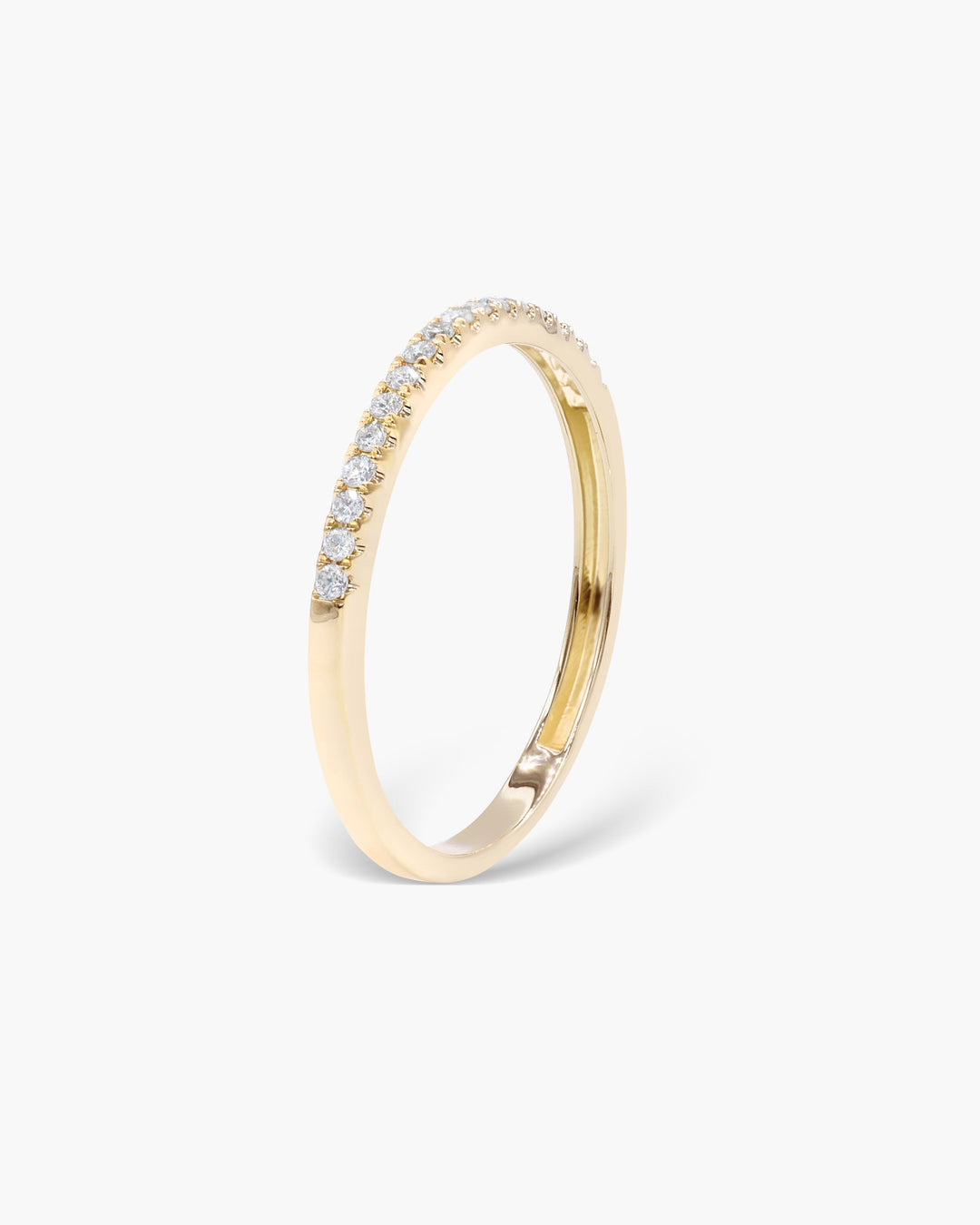 0.18ct Round EF- VVS Lab Grown Diamond Half Eternity Wedding Band