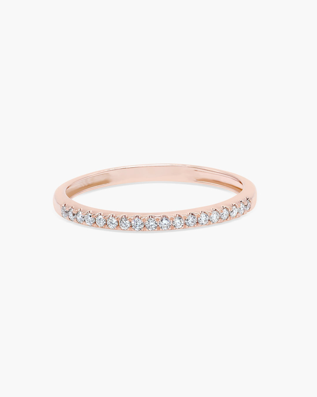 0.18ct Round EF- VVS Lab Grown Diamond Half Eternity Wedding Band