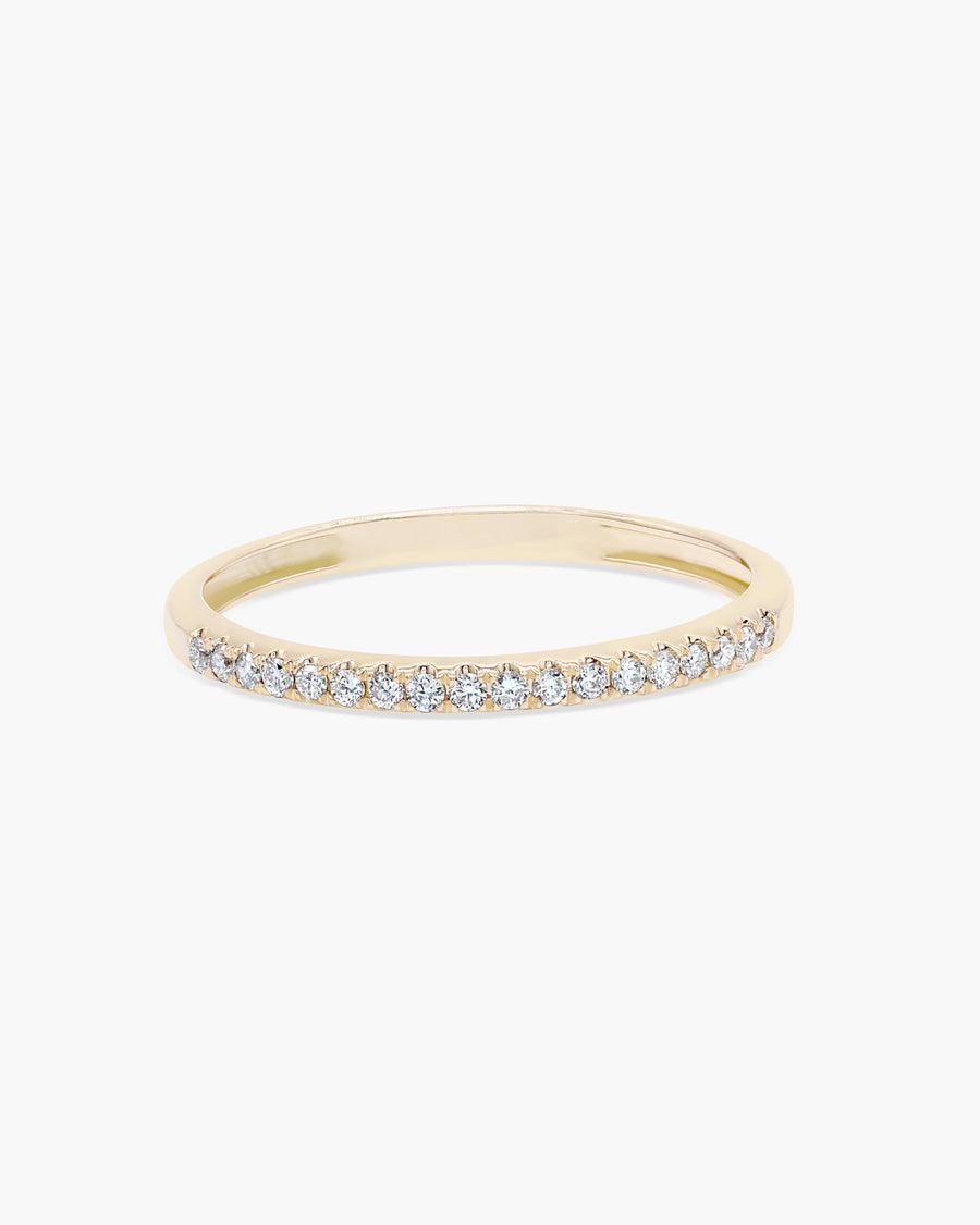 0.18ct Round EF- VVS Lab Grown Diamond Half Eternity Wedding Band