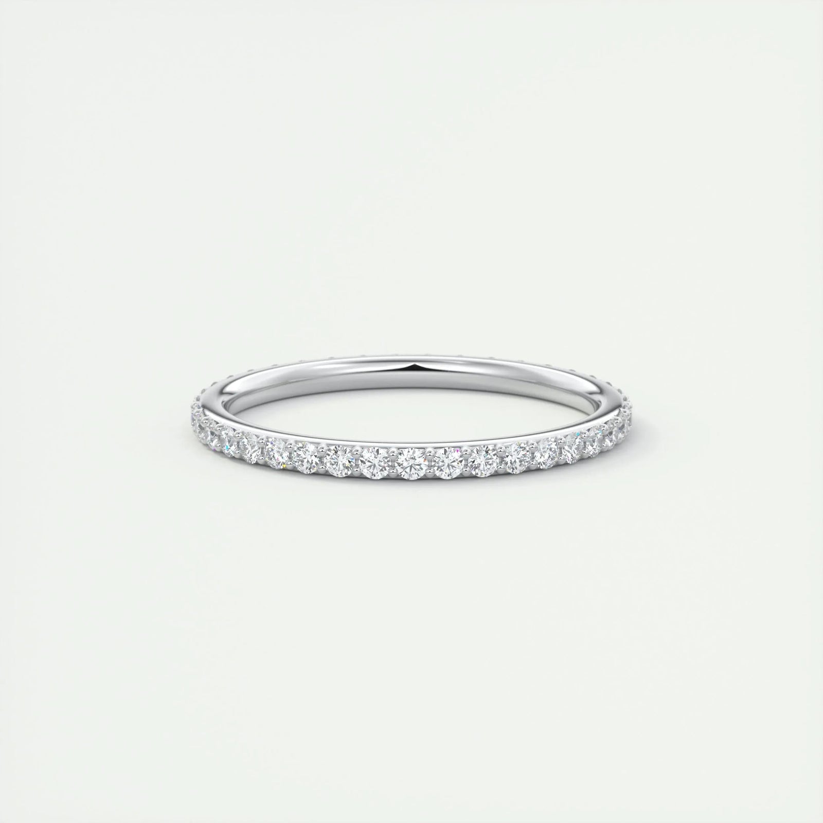 0.37CT Round EF- VVS Lab Grown Diamond Full Eternity Wedding Band