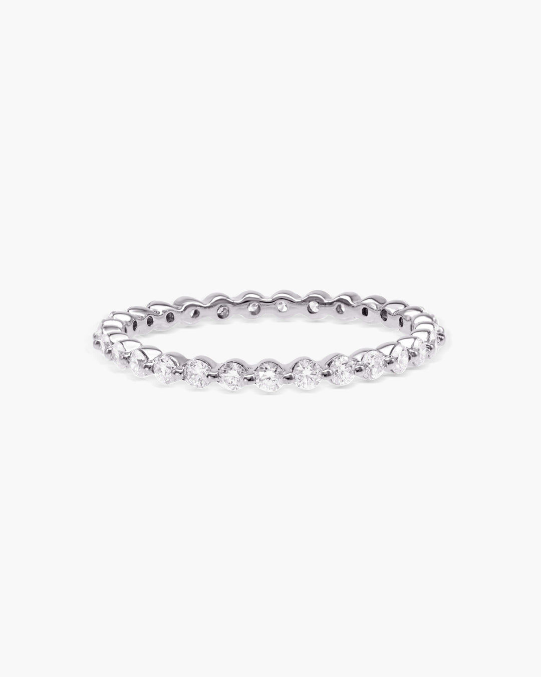 0.4ct Round EF- VVS Lab Grown Diamond Full Eternity Wedding Band