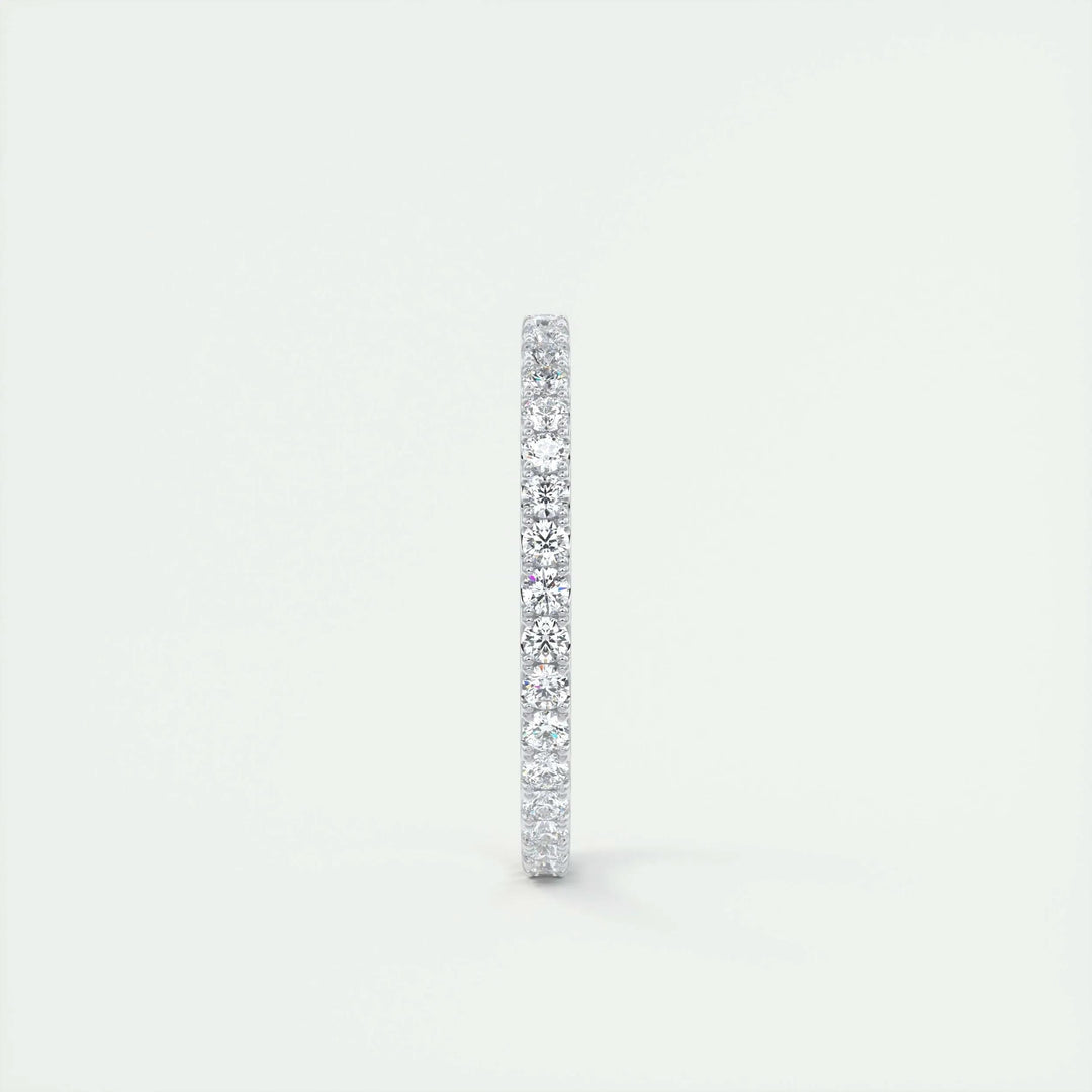 0.74CT Round EF- VVS Lab Grown Diamond Full Eternity Wedding Band
