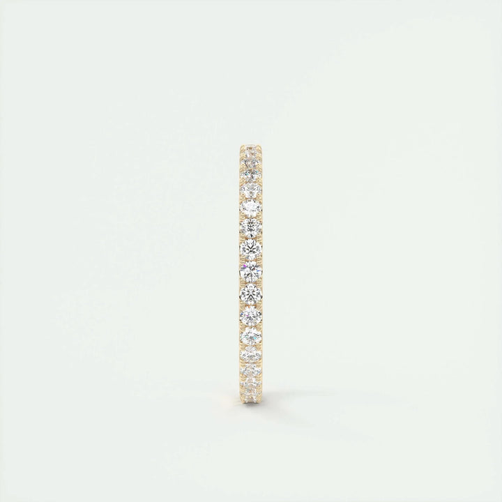 0.74CT Round EF- VVS Lab Grown Diamond Full Eternity Wedding Band