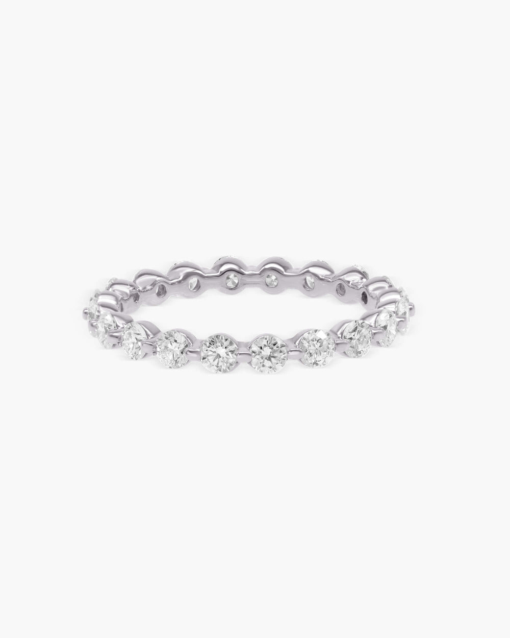 1.1ct Round EF- VVS Diamond Full Eternity Lab Grown Wedding Band