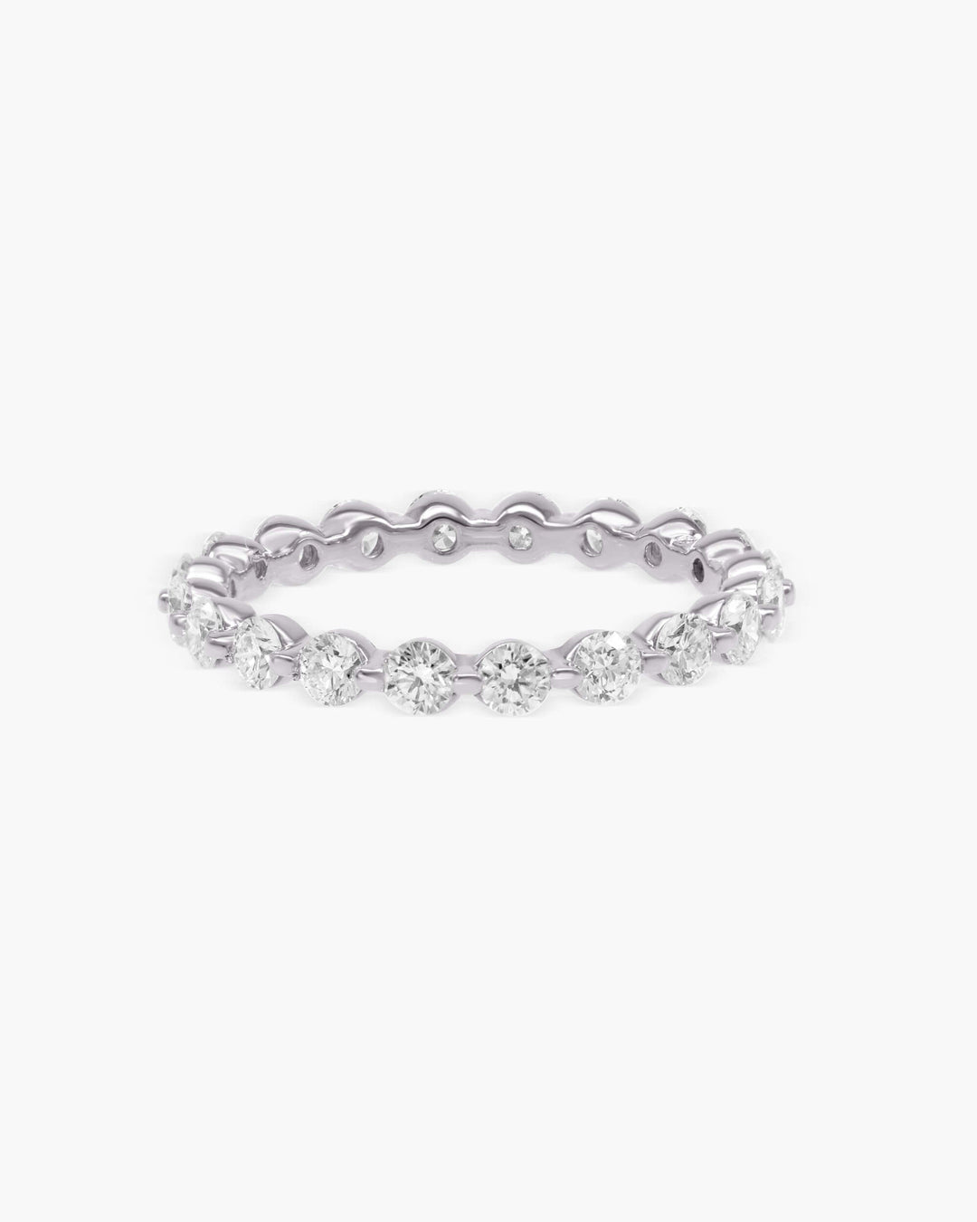 1.1ct Round EF- VVS Diamond Full Eternity Lab Grown Wedding Band