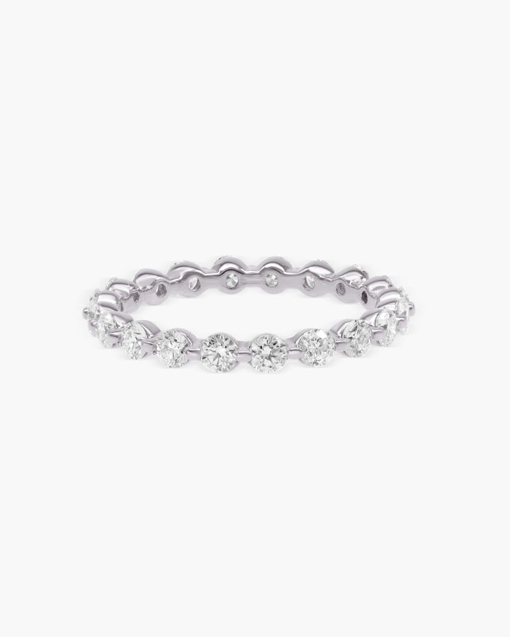 1.1ct Round EF- VVS Diamond Full Eternity Lab Grown Wedding Band