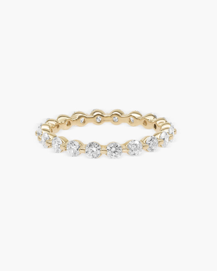 1.1ct Round EF- VVS Diamond Full Eternity Lab Grown Wedding Band
