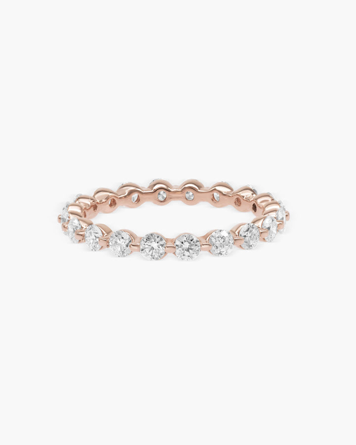 1.1ct Round EF- VVS Diamond Full Eternity Lab Grown Wedding Band