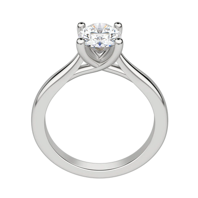1.33CT Oval Cut Solitaire Moissanite Diamond Engagement Ring