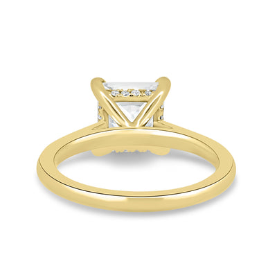 1.50ct Princess Hidden Halo D-VS2 Lab Grown Diamond Engagement Ring