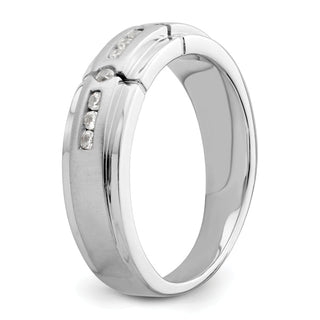 3.5mm Round Lab Grown Diamond Men's Wedding Band