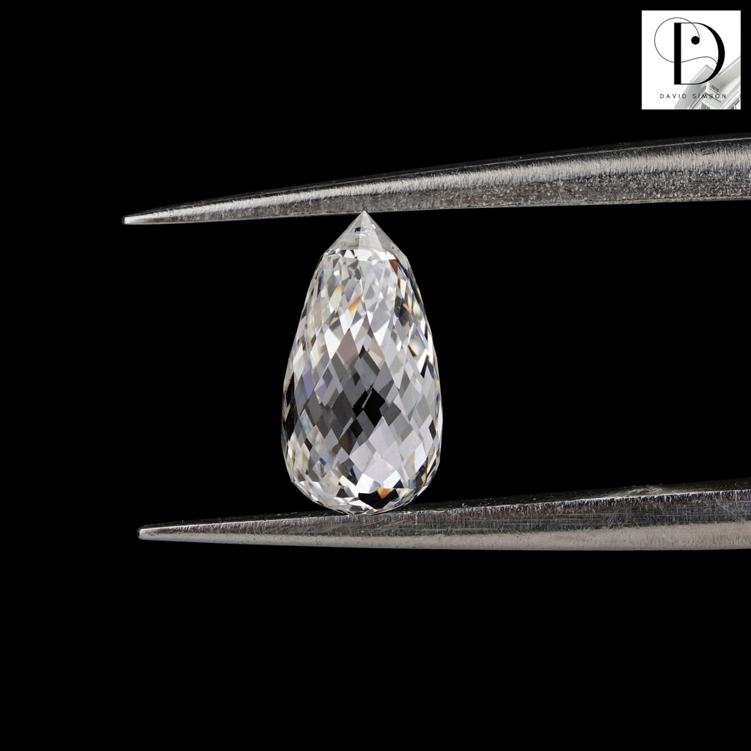 0.50CT Briolette Lab-Grown Diamond