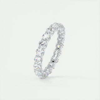 2.1CT Round EF- VVS Lab Grown Diamond Full Eternity Wedding Band