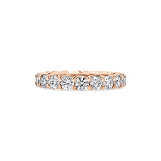 2.85CT Round Full Eternity Lab Grown Diamond Stackable Wedding Band