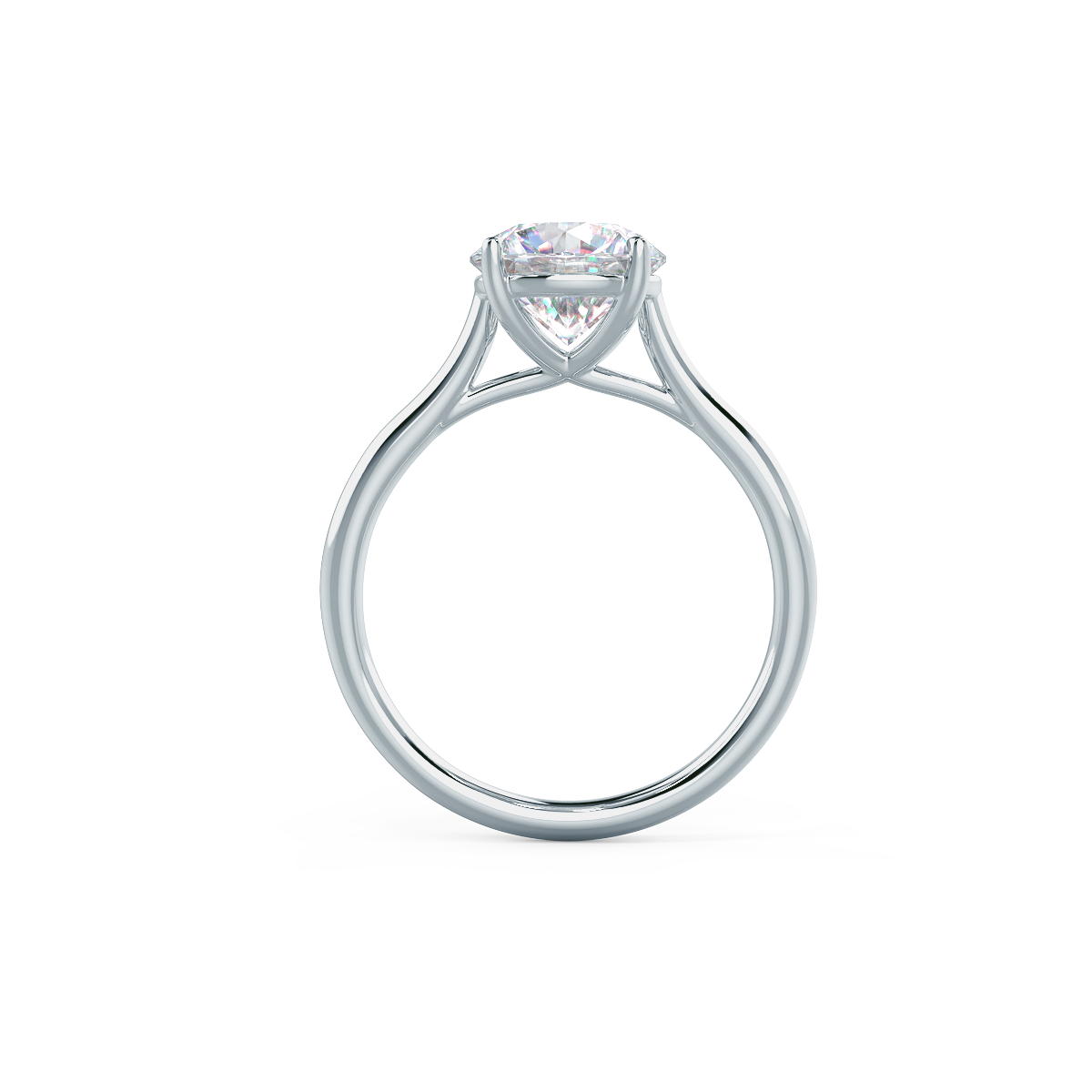 2.75ct Round Brilliant Cut Diamond 14K Gold Engagement Ring