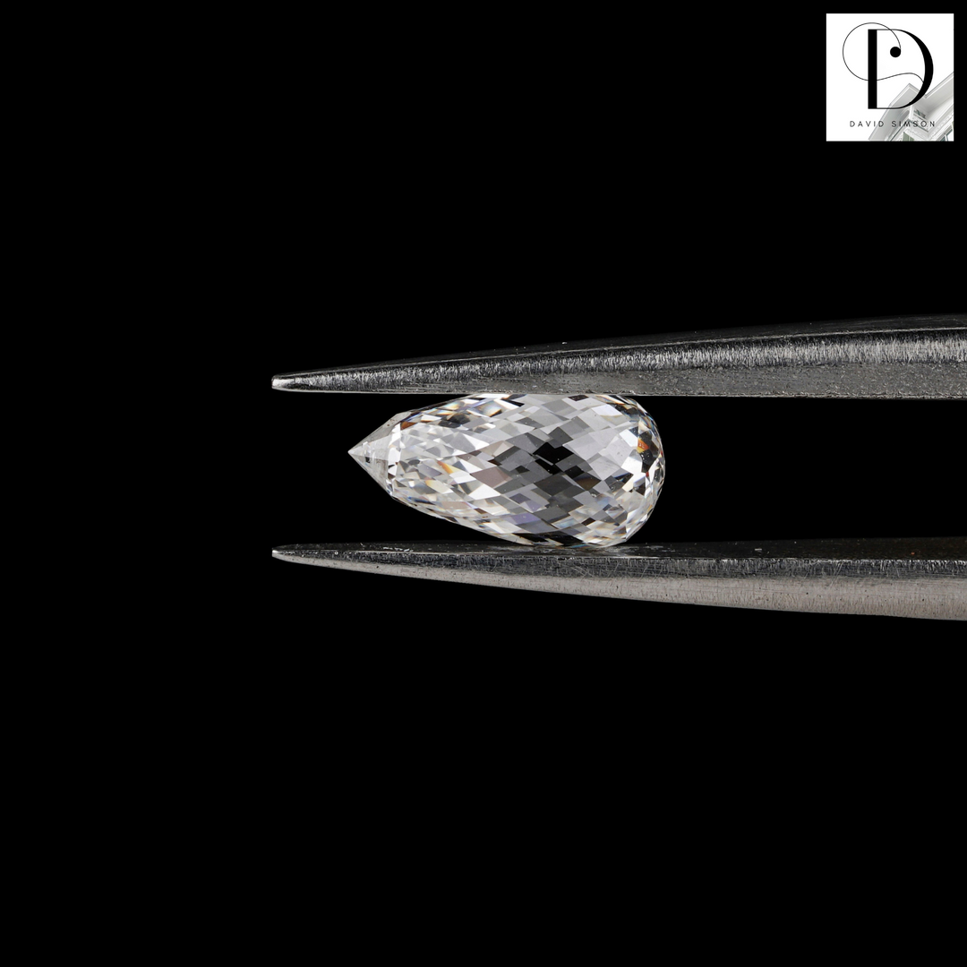0.50CT Briolette Lab-Grown Diamond