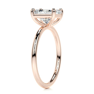 2.43 Carat Radiant Cut Solitaire Moissanite Engagement Ring