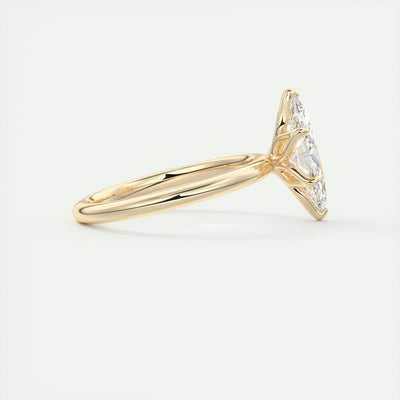 2 CT Marquise Cut Diamond Moissanite Engagement Ring
